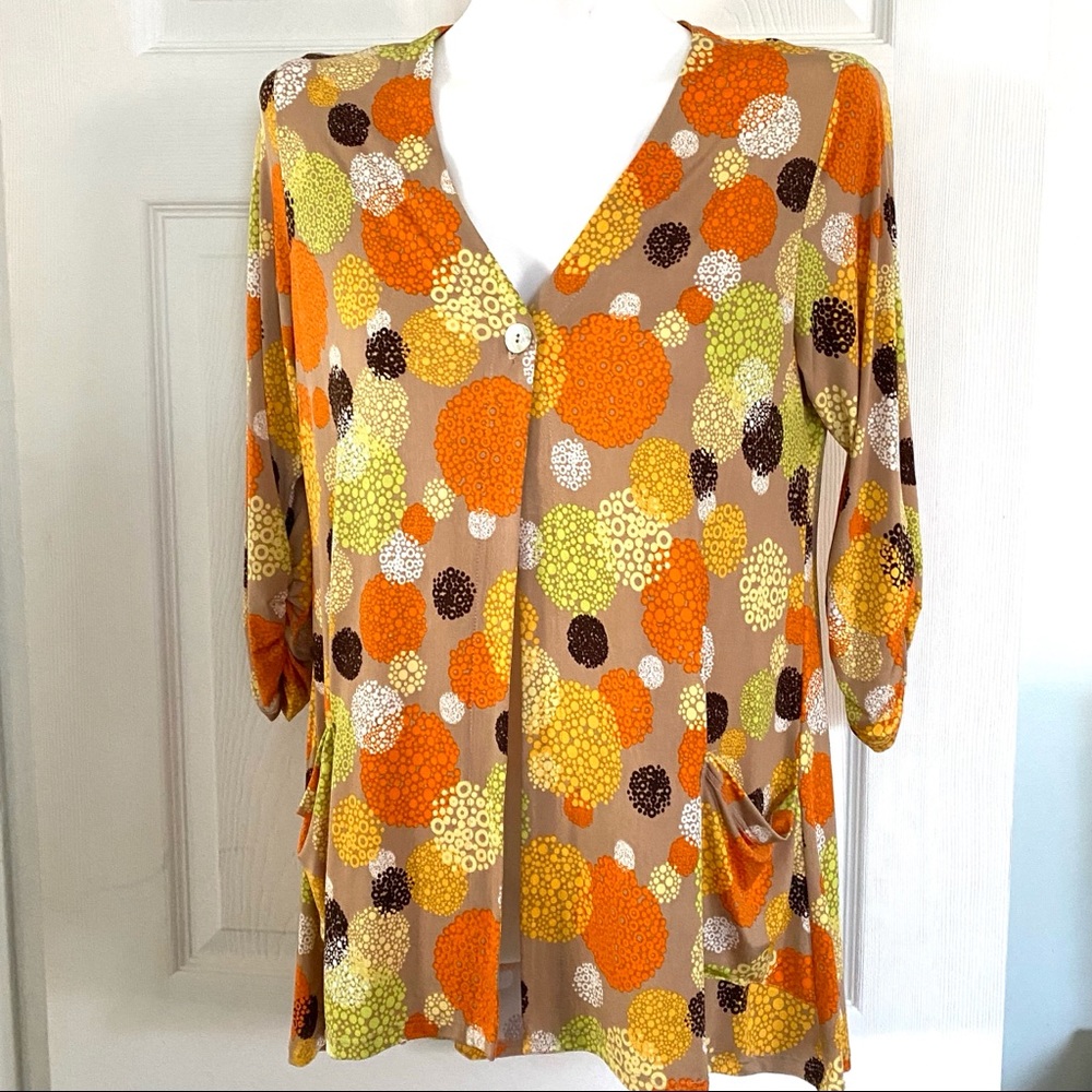 Caribe Silky Knit Top Small